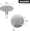 WAGNER Anschraubplatte RUND mit TENO kombinierbar - Ø 50 x Produktbild-Vorschau 2