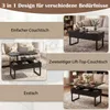 COSTWAY Couchtisch Höhenverstellbar, 3 in 1 Wohnzimmertisch Produktbild-Vorschau 6
