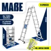 MASKO® Leiter Aluminium 6in1 Mehrzweckleiter Anlegeleiter Produktbild-Vorschau 9