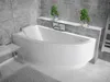 BADLAND Eckbadewanne Badewanne Praktika LINKS 140x70 mit Produktbild-Vorschau 2