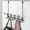 mDesign Hakenleiste Türgarderobe 10 Kleiderhaken Metall  Produktbild-Vorschau 2