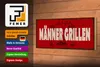 Holzschild Hinweis 27x10cm Männer Grillen Produktbild-Vorschau 4