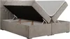 A boxspring bed with its storage compartment open, showing the internal structure and mechanisms. Produktbild-Vorschau