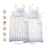 Katze Bettwäsche Set 135x200 + 80x80, 100% Baumwolle Produktbild-Vorschau 2