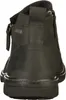The back view of a black leather boot. Produktbild-Vorschau