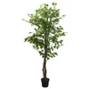 vidaXL Albero artificiale di ficus 1008 foglie 180 cm Verde Anteprima dell’immagine prodotto 1