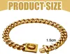 Goldenes Hundehalsband mit sicherem Schnallendesign, Produktbild-Vorschau 4