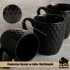 BigDean 6 Stück Kaffeetassen 400ml schwarz matt Produktbild-Vorschau 9