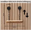 DEKAZIA® Toilettenpapierhalter Holz | Klopapierhalter ohne Produktbild-Vorschau 5