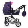 Poussette de poupée City Neo bleue/rose avec licorne Voir les images du produit 3