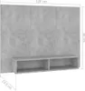 vidaXL TV-Wandschrank Betongrau 120x23,5x90 cm Produktbild-Vorschau 7