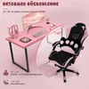 Puluomis Chaise de jeu avec repose-pieds, chaise de bureau Voir les images du produit 6