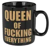 Queen of Fucking Everything XXL Kaffeebecher mit goldener Produktbild-Vorschau 5