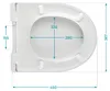 Calmwaters® Antibakterieller WC Sitz für Keramag Renova Nr. Produktbild-Vorschau 3