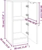 vidaXL Kredens dąb sonoma 30x30x70 cm materiał Podgląd zdjęcia produktu 8