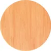 vidaXL Tischplatte Rund Wachsbraun Ø40x2,5 cm Massivholz Produktbild-Vorschau 1