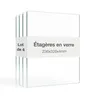 Set de 4 étagères en verre - Set d'extension pour vitrine Voir les images du produit 1