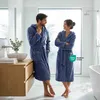 etérea Kuschelfleece Bademantel mit Kapuze – Morgenmantel Produktbild-Vorschau 2