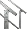 Stojací schodiště se 3 stupni, model 2, pozinkované, šířka Náhled obrázku produktu 3