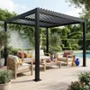 Pergola bioclimatica 3x3m in alluminio e acciaio, lamelle Anteprima dell’immagine prodotto 6