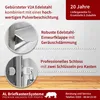 3er Edelstahl Briefkasten Anlage 3 Fach Wandbriefkasten Produktbild-Vorschau 3
