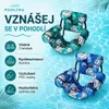 2dílná sada lehátek k bazénu – POOLYRA zelená + modrá Náhled obrázku produktu 2