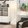 HOMCOM LED Stehlampe Stehleuchte mit Leinen-Lampenschirm, 3 Produktbild-Vorschau 2