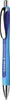 A close-up studio shot of a blue and silver pen. Podgląd zdjęcia produktu