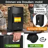 BRAST Gasheizer Keramik Vulkan 4200W | 3 Heizstufen | inkl. Produktbild-Vorschau 6