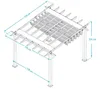 Paragon Outdoor Aluminium Pergola Florida 1111 Weiß Produktbild-Vorschau 7