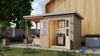Karibu Gartenhaus Gerätehaus Merseburg 3 mit Anbaudach Produktbild-Vorschau 1