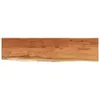 vidaXL Mensola da parete 80x20x3,8 cm rettangolare in legno Anteprima dell’immagine prodotto 2