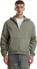 Hommes Urban Classics Fluffy Zip Hoody paleolive - XS Voir les images du produit 8