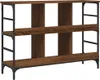 vidaXL Příborník hnědý dubový vzhled 102x32x73,5 cm Náhled obrázku produktu 6