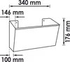 VIGOR Dokumenten-Halter groß Bodentiefe 100 mm V6393 L x B Produktbild-Vorschau 2