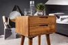 FineBuy Table de chevet en bois massif de sheesham avec 2 Voir les images du produit 5
