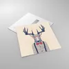 Bilder auf glas - Charakter Hirsch Illustration hipster - Produktbild-Vorschau 2