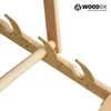 WOODOK Liegestuhl Klappbar Holz - Strandstuhl aus Produktbild-Vorschau 4