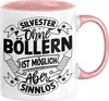 Silvester Ohne Böllern Ist Möglich Aber Sinnlos Tasse Produktbild-Vorschau 1