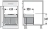 Hailo Abfallsammler 3644931 Swin Raumspar-Tandem-S 2x Produktbild-Vorschau 8