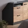 Dachschrägenschrank Vicco Rion Goldkraft Eiche 60 x 81.6 cm Produktbild-Vorschau 3