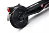 Close-up of the rear wheel and fender of a black Ducati electric scooter. Náhled obrázku produktu