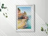 Meeresfront mit Strand und Meer Italien– Wandbild mit Produktbild-Vorschau 2
