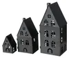 lanterne 3pcs DOVER noire en métal H13-35cm Maison Voir les images du produit 1