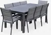 An outdoor dining set with a table and chairs. Anteprima dell’immagine prodotto