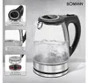 Bomann WKS 6032 G CB, 1,7 l, 2200 W, Przezroczysty, Szkło, Podgląd zdjęcia produktu 2