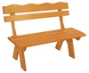 Gartenbank Sitzbank Holzbank B 120 x T 60 x H 82 cm, aus Produktbild-Vorschau 3
