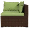The Living Store 6-tlg. Garten-Lounge-Set mit Auflagen Poly Produktbild-Vorschau 6