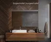 Badspiegel 190x50 cm - Horizontal mit LED Beleuchtung - LED Produktbild-Vorschau 3