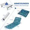 COSTWAY Matelas de plage 2 places pliable avec table Voir les images du produit 3